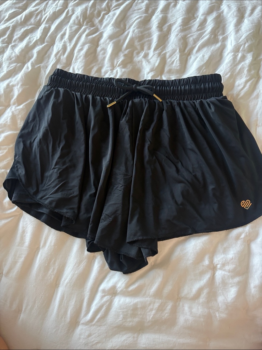 Black girls Athletic Drawstring Shorts